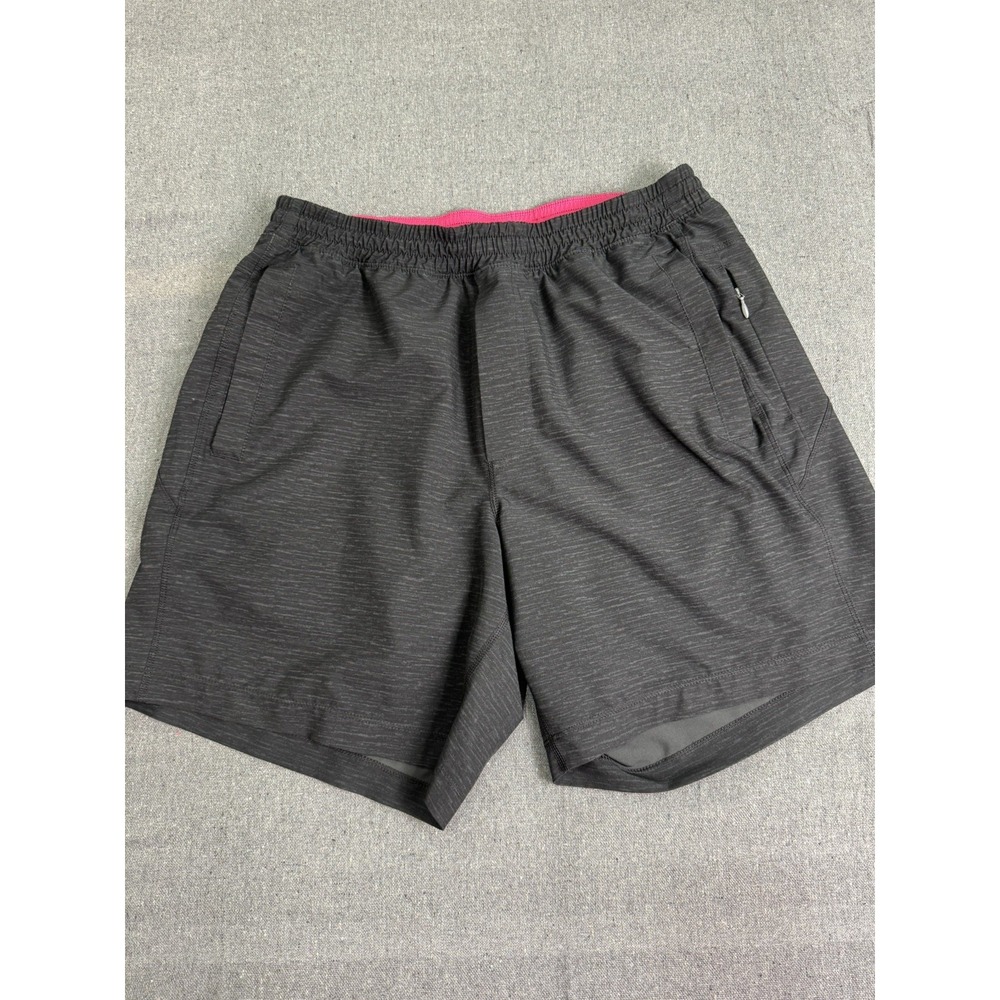 BirdDogs Boom for Your Broomstick Black Athletic Shorts Pink Lined Men Large